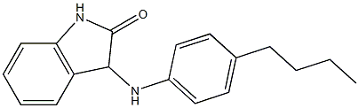 3-[(4-butylphenyl)amino]-2,3-dihydro-1H-indol-2-one Struktur