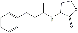 3-[(4-phenylbutan-2-yl)amino]oxolan-2-one Struktur