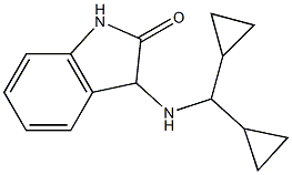 3-[(dicyclopropylmethyl)amino]-2,3-dihydro-1H-indol-2-one Struktur