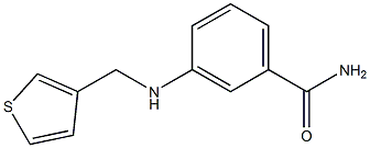 3-[(thiophen-3-ylmethyl)amino]benzamide Struktur