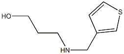 3-[(thiophen-3-ylmethyl)amino]propan-1-ol Struktur