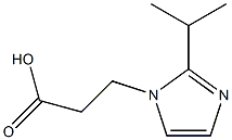 3-[2-(propan-2-yl)-1H-imidazol-1-yl]propanoic acid Struktur