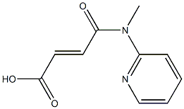 3-[methyl(pyridin-2-yl)carbamoyl]prop-2-enoic acid Struktur