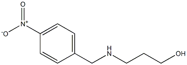 3-{[(4-nitrophenyl)methyl]amino}propan-1-ol Struktur