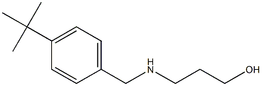 3-{[(4-tert-butylphenyl)methyl]amino}propan-1-ol Struktur