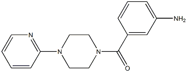 3-{[4-(pyridin-2-yl)piperazin-1-yl]carbonyl}aniline Struktur