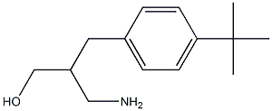 3-amino-2-[(4-tert-butylphenyl)methyl]propan-1-ol Struktur