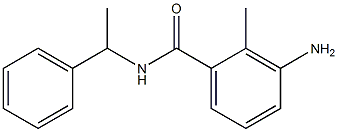 3-amino-2-methyl-N-(1-phenylethyl)benzamide Struktur