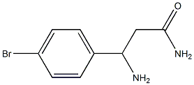 3-amino-3-(4-bromophenyl)propanamide Struktur