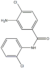 3-amino-4-chloro-N-(2-chlorophenyl)benzamide Struktur