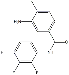 3-amino-4-methyl-N-(2,3,4-trifluorophenyl)benzamide Struktur