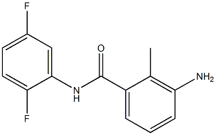 3-amino-N-(2,5-difluorophenyl)-2-methylbenzamide Struktur