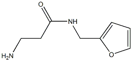 3-amino-N-(2-furylmethyl)propanamide Struktur