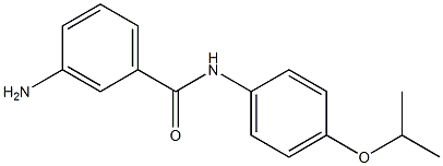 3-amino-N-[4-(propan-2-yloxy)phenyl]benzamide Struktur