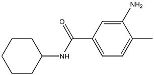 3-amino-N-cyclohexyl-4-methylbenzamide Struktur