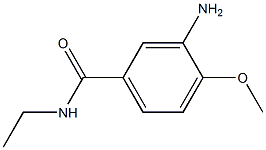 3-amino-N-ethyl-4-methoxybenzamide Struktur