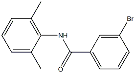 3-bromo-N-(2,6-dimethylphenyl)benzamide Struktur