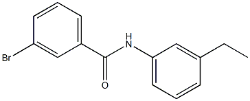 3-bromo-N-(3-ethylphenyl)benzamide Struktur