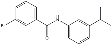 3-bromo-N-[3-(propan-2-yl)phenyl]benzamide Struktur