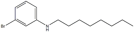 3-bromo-N-octylaniline Struktur