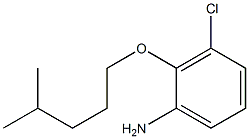 3-chloro-2-[(4-methylpentyl)oxy]aniline Struktur