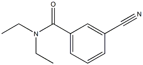 3-cyano-N,N-diethylbenzamide Struktur