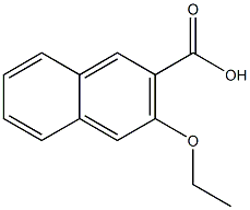 3-ethoxynaphthalene-2-carboxylic acid Struktur