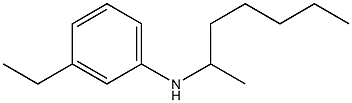 3-ethyl-N-(heptan-2-yl)aniline Struktur