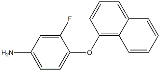 3-fluoro-4-(naphthalen-1-yloxy)aniline Struktur