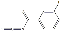 3-fluorobenzoyl isocyanate Struktur