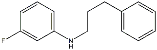 3-fluoro-N-(3-phenylpropyl)aniline Struktur