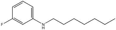 3-fluoro-N-heptylaniline Struktur