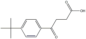 4-(4-tert-butylphenyl)-4-oxobutanoic acid Struktur