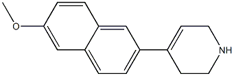 4-(6-methoxynaphthalen-2-yl)-1,2,3,6-tetrahydropyridine Struktur