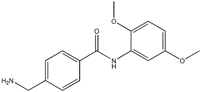 4-(aminomethyl)-N-(2,5-dimethoxyphenyl)benzamide Struktur