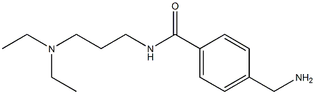 4-(aminomethyl)-N-[3-(diethylamino)propyl]benzamide Struktur