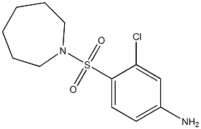 4-(azepane-1-sulfonyl)-3-chloroaniline Struktur