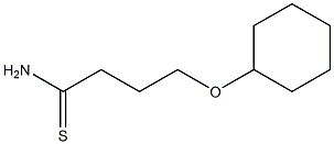 4-(cyclohexyloxy)butanethioamide Struktur