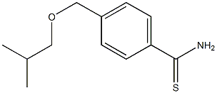 4-(isobutoxymethyl)benzenecarbothioamide Struktur