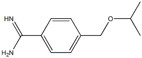 4-(isopropoxymethyl)benzenecarboximidamide Struktur