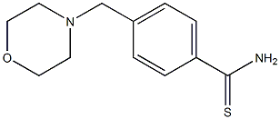 4-(morpholin-4-ylmethyl)benzenecarbothioamide Struktur