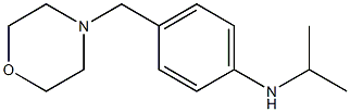 4-(morpholin-4-ylmethyl)-N-(propan-2-yl)aniline Struktur