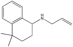 4,4-dimethyl-N-(prop-2-en-1-yl)-1,2,3,4-tetrahydronaphthalen-1-amine Struktur