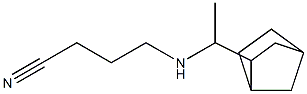 4-[(1-{bicyclo[2.2.1]heptan-2-yl}ethyl)amino]butanenitrile Struktur