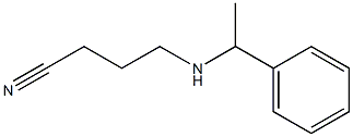 4-[(1-phenylethyl)amino]butanenitrile Struktur