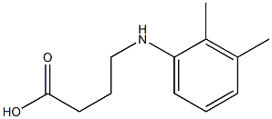 4-[(2,3-dimethylphenyl)amino]butanoic acid Struktur