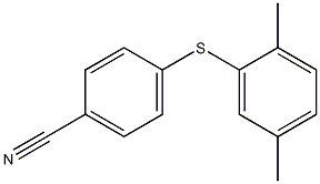 4-[(2,5-dimethylphenyl)sulfanyl]benzonitrile Struktur