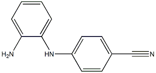 4-[(2-aminophenyl)amino]benzonitrile Struktur