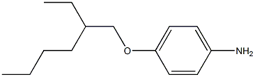 4-[(2-ethylhexyl)oxy]aniline Struktur