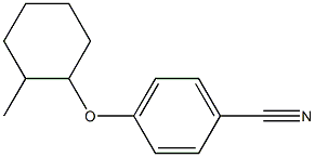 4-[(2-methylcyclohexyl)oxy]benzonitrile Struktur